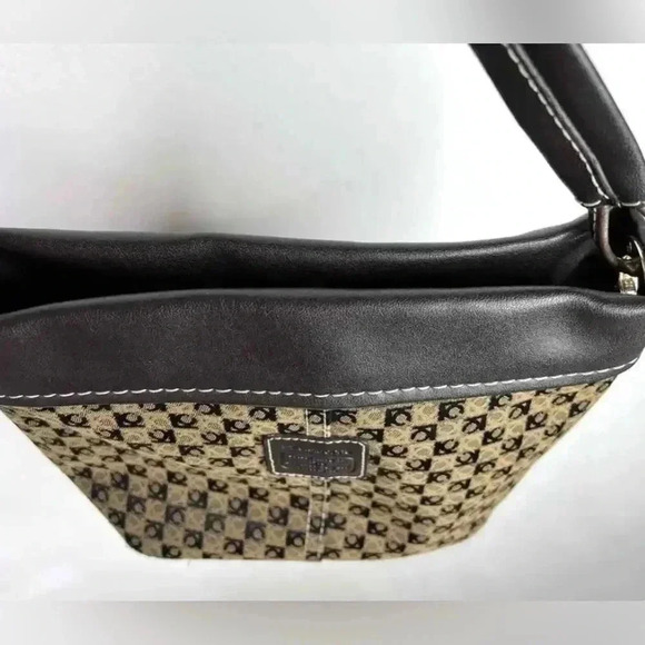 Liz Claiborne Vintage LC Monogram Handbag - Picture 4 of 13